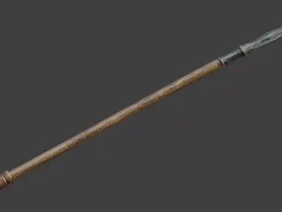 Viking Spear 3D Model V04 Low-poly 3D model