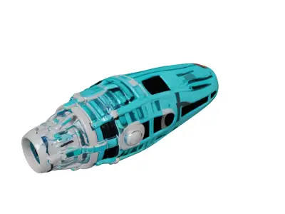 Cybernetic Eye Implant 3D Model 3D model get