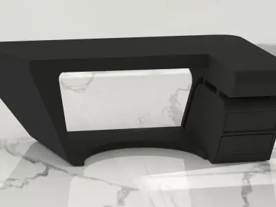 Modern Executive desk 3D model