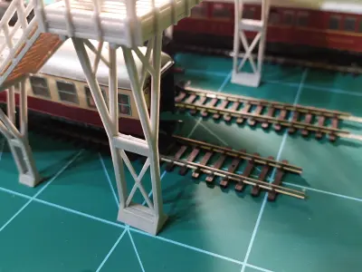 Modular footbridge mod1 1-87 FDM 3D print model