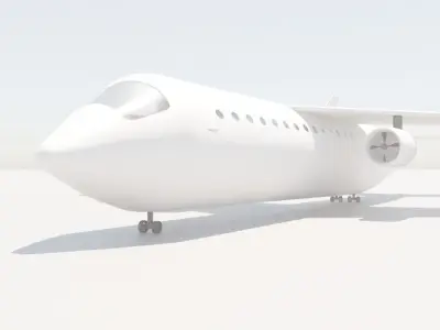 Airplane 3D model 7
