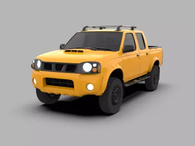 Nissan Frontier Pickup Truck 2004 Free 3D model