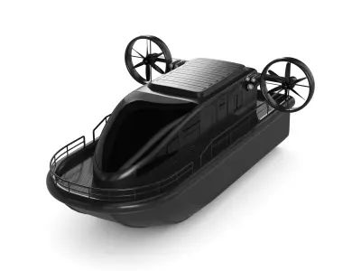Airboat 3D model