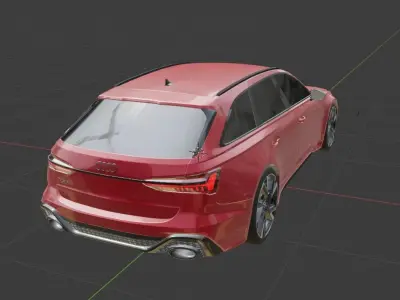 Audi RS 6 Avant Free 3D model