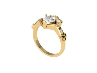 Wedding Ring 3D print model