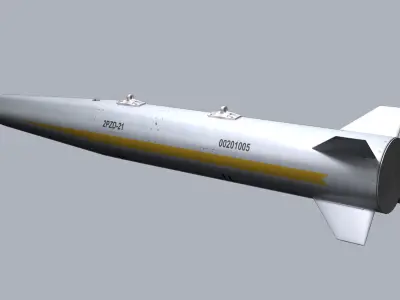 ALBM 2PZD-21 Missile 3D model