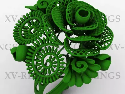 NEW TURKISH RING XV-12  3D print model