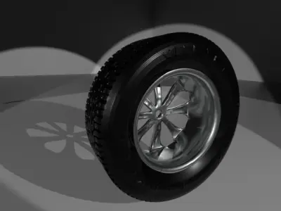 wheel tire 3D model buy