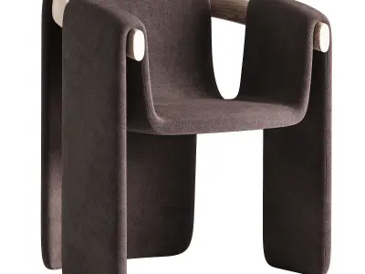 sari Chair rina table 3D model