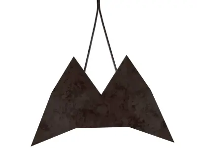 Realistic Rusted Marine Plow Anchor PBR Low Poly Low-poly 3D model