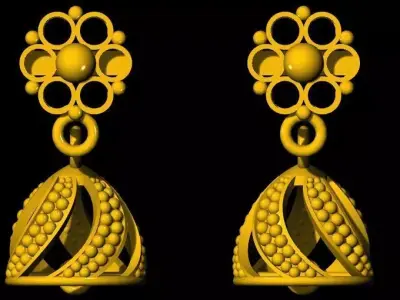 jhumka 3dm file 3D print model