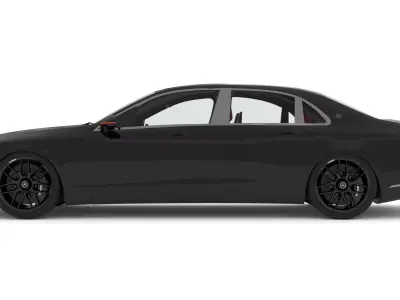 Mercedes Benz s650 Maybach with Interior 3D model