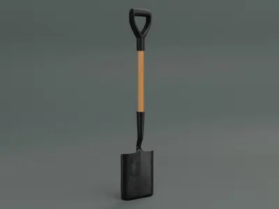 Spade Tool Model  3D model