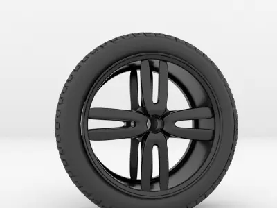 Tyre 3d model car tire 3D model