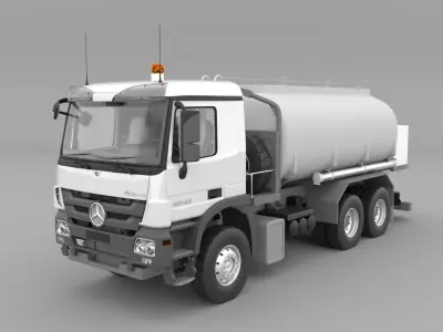 Mercedes ACTROS 4040-A 6x6 Fuel tank 3D model