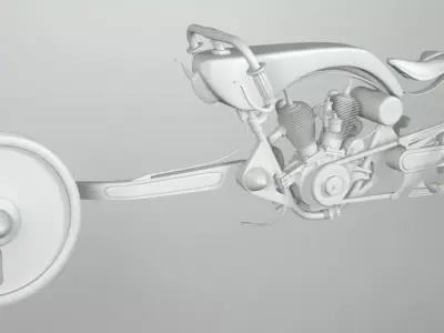 MOTOMOTIVE 1 motorcycle 3D model