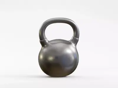 Kettlebell Low-poly 3D model get