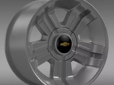 Chevrolet Suburban LZ1 2008 rim 3D model