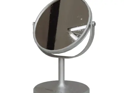 Table Mirror Free low-poly 3D model