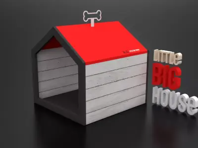 dog house Free 3D model