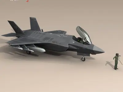 F35A - USAF 3D model purchase