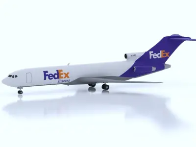Boeing 727-200F Advanced Freighter 3D model