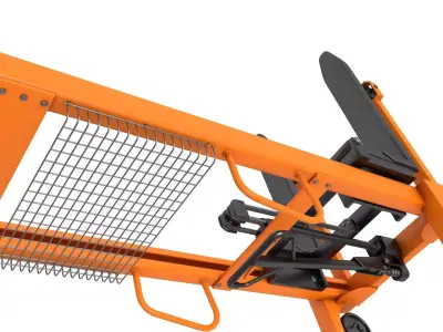 Manual Forklift Hand Pallet Loader 3D model