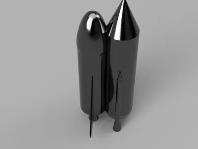 ROCKET 3D model 2