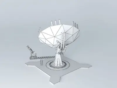 Turret Telescope Free 3D model