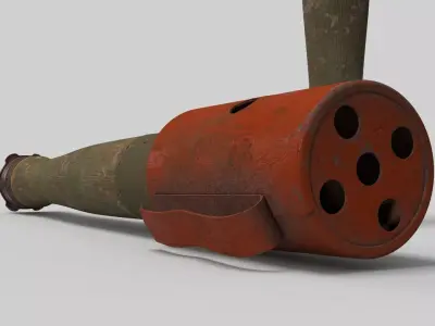  German 1916 Inert Training Stick Grenade  3D model