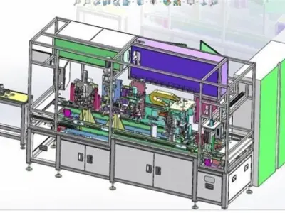 Automatic assembly of automobile differential 3D model