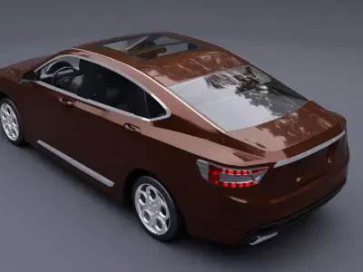 geely gc 9 3D model