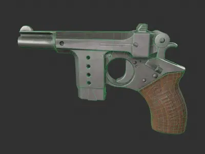 Bergmann Simplex Low-poly 3D model