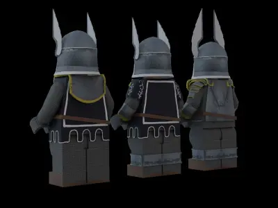 lego knight Free 3D model