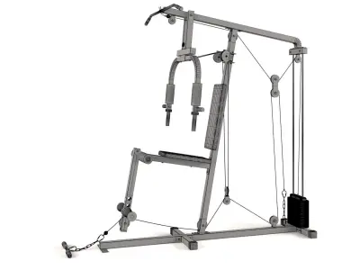 Arm Pull Gym Machine 3D model