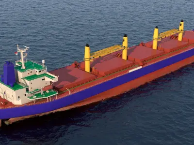 Marine Cargo Ship 3D model