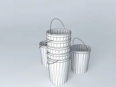 Five gallon bucket Free 3D model