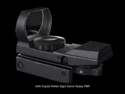 AAA Sights and Scopes Pack Game ready PBR