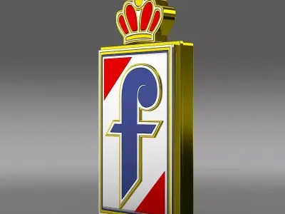 pininfarina logo 3D model by Sergey