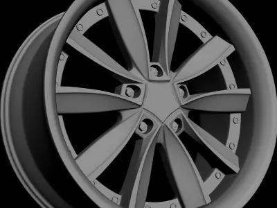 Marcello MR02 and 05 rims 3D model