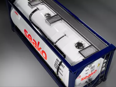 ISO Tank Container  3D model