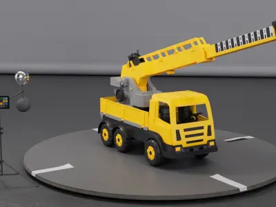Crane Toy 3D Model Free 3D model