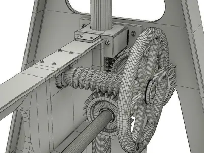 Gordons Adjustable Table 3D model