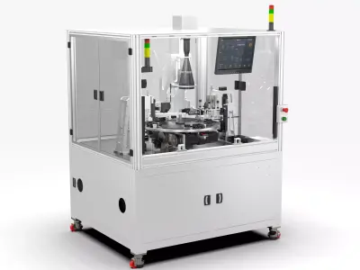 Automatic Battery Flatness Contour Size Inspection Machine 3D model