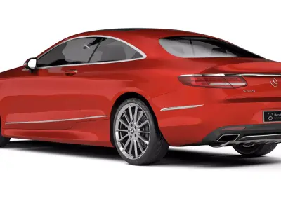 Mercedes-Benz S-Class Coupe 2015 3D model