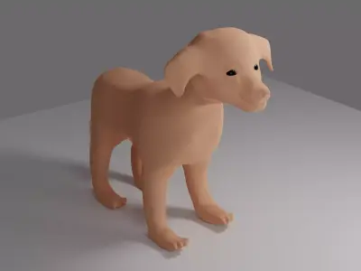 3d model of dog 3D model