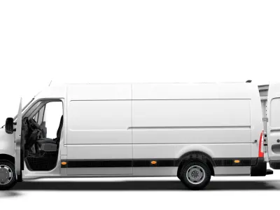 Nissan NV400 Van L4H2 HQ Interior 2021 3D model