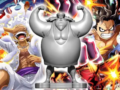 MACHVISE - ONE PIECE - 3D PRINT - SPLIT PART 3D print model