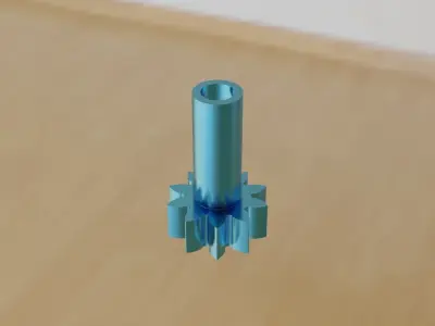 Gear train with coaxial input and output shafts Free 3D model