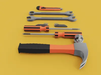 Tool Kit Set 3D model
